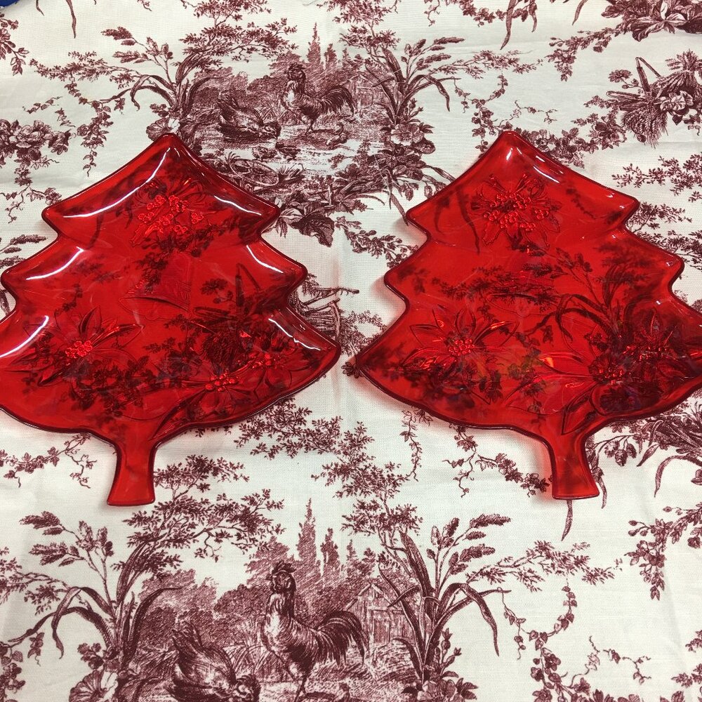American Maid Plastic Christmas Tree Trays